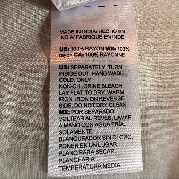 CHICO'S 2 Womens Ombre Tropical Emerald Beaded Tunic Top Sz 12/14 Kimono NWT - Picture 10 of 12